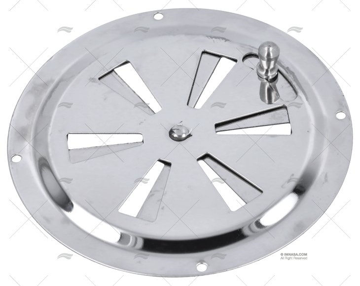 STAINLESS STEEL GRILL 4" WITH LOCKER