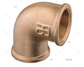 BRONZE ELBOW JOINT H-H 90º 3/8'' GUIDI