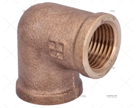 COTOVELO BRONZE F-F 90º 1/2" GUIDI