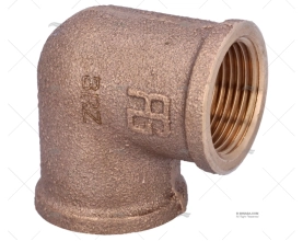 COTOVELO BRONZE FÊMEA-FÊMEA 90º 3/4" GUIDI