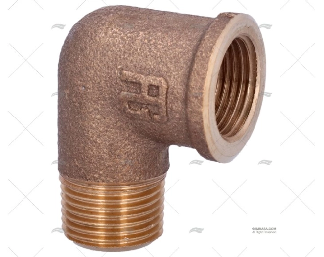GOMITO BRONZO M-F 90º 3/8" GUIDI