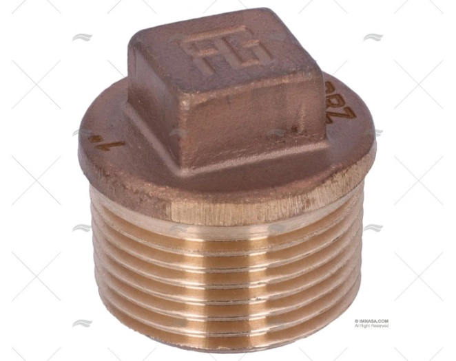 TAMPÃO BRONZE M 1" GUIDI