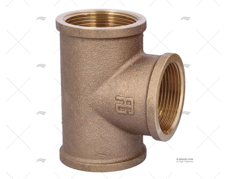 TEE BRONZO H 1"1/2 GUIDI