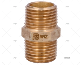 CONEXÃO BRONCE M-M 1/2" GUIDI