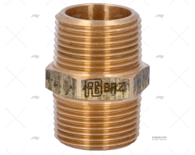 NIPPLO BRONZO M-M 3/4" GUIDI