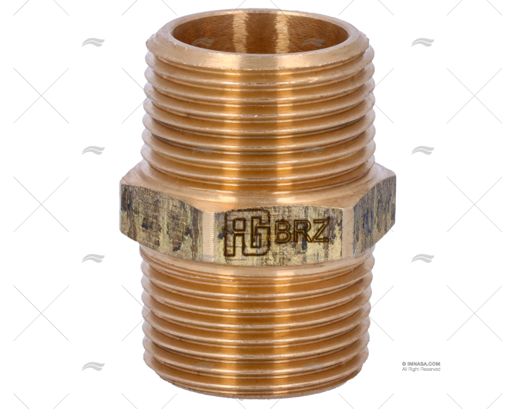 NÍPEL BRONZE M-M 3/4" GUIDI