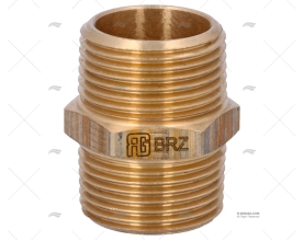 NÍPEL BRONZE M-M 1" GUIDI