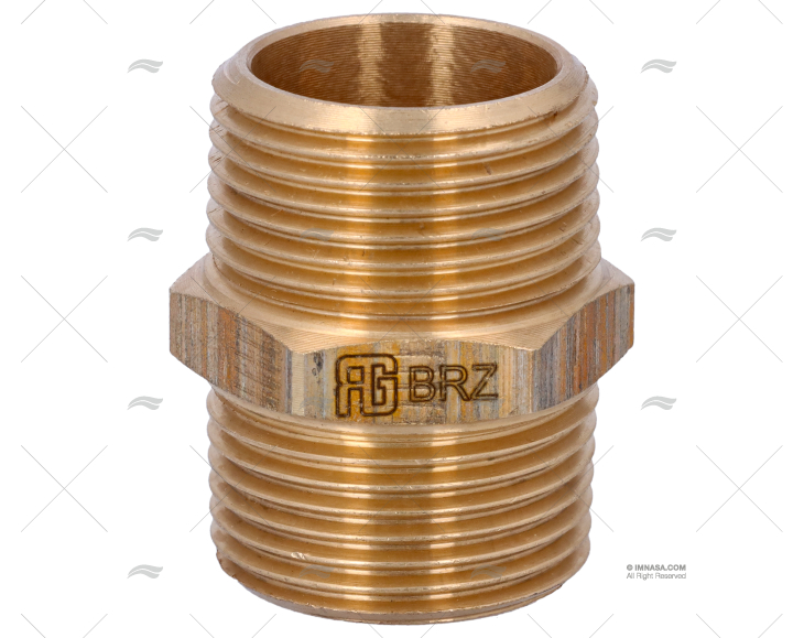 NÍPEL BRONZE M-M 1" GUIDI