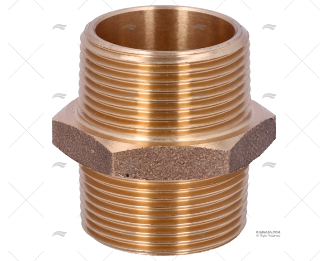 CONEXÃO BRONCE M-M 1"1/4 GUIDI