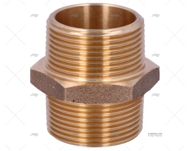CONEXÃO BRONCE M-M 1"1/4 GUIDI
