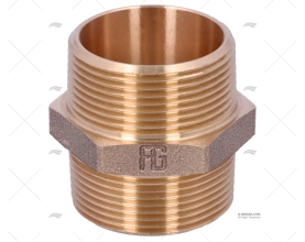 NIPPLO BRONZO M-M 1"1/2 GUIDI