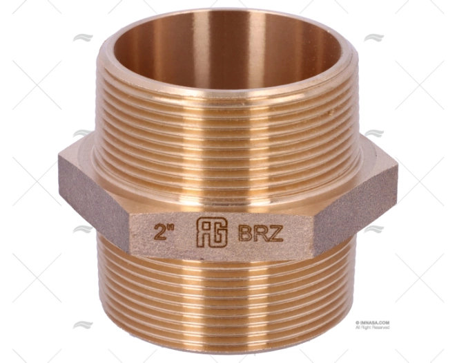 NÍPEL BRONZE M-M 2" GUIDI