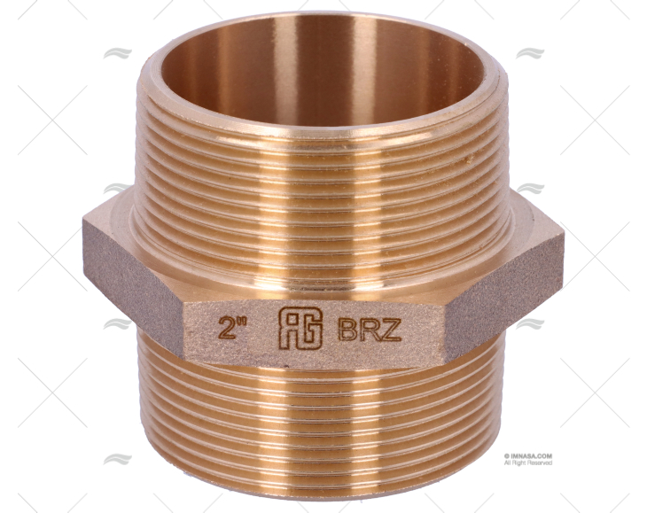 NIPPLO BRONZO M-M 2" GUIDI