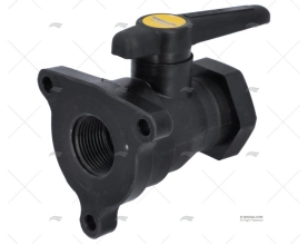 RUBINETTO DI FONDO CON PIASTRINA FORESPAR 3/4"