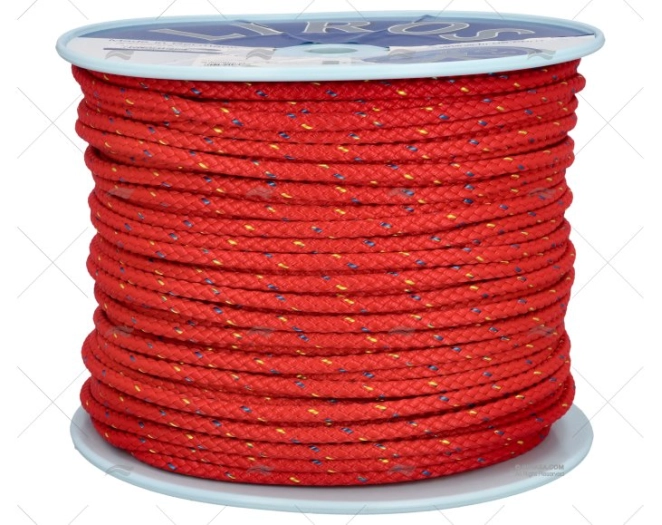 ROPE LIROS NAUTIC 08mm RED / 200m