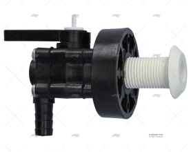 RUBINETTO CON PASSASCAFO 1/2" GOMITO FORESPAR