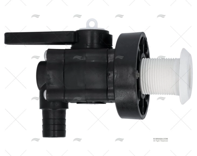 RUBINETTO CON PASSASCAFO 1" GOMITO FORESPAR