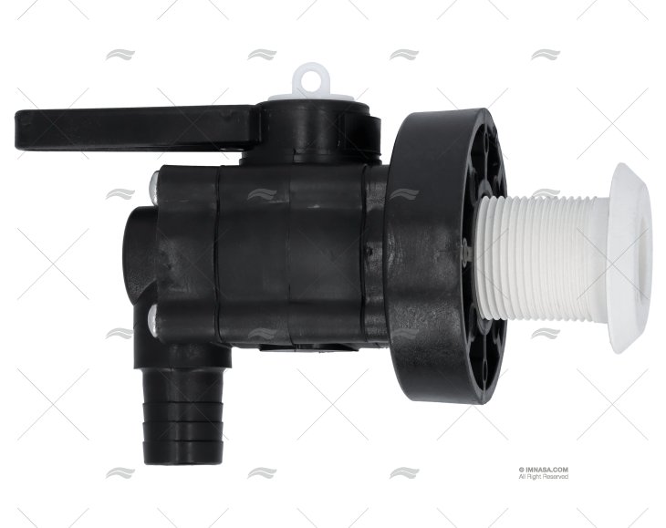 RUBINETTO CON PASSASCAFO 1" GOMITO FORESPAR