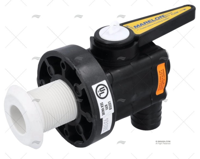 RUBINETTO CON PASSASCAFO 1"1/4 GOMITO FORESPAR