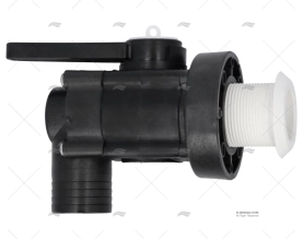 RUBINETTO CON PASSASCAFO 2" GOMITO FORESPAR