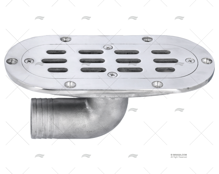 ÉVACUATION COUDE  1\"1/2 INOX
