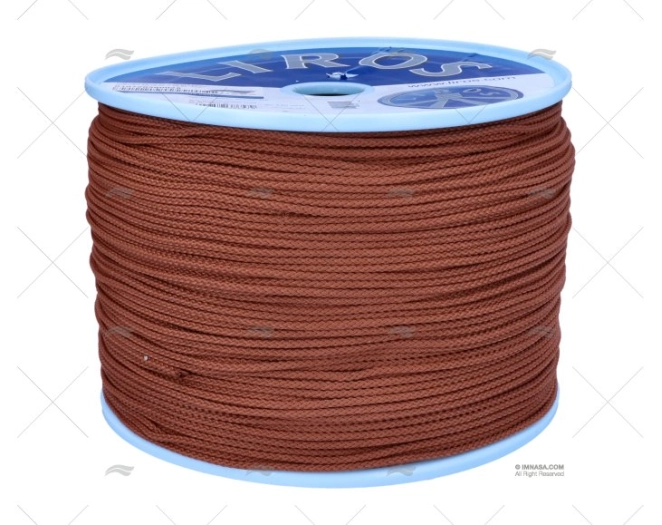 ROPE LIROS NAUTIC 03mm BROWN / 500m