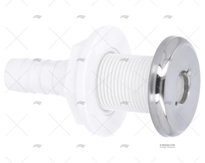 PASSASCAFO CON COPERCHIO INOX 5/8"