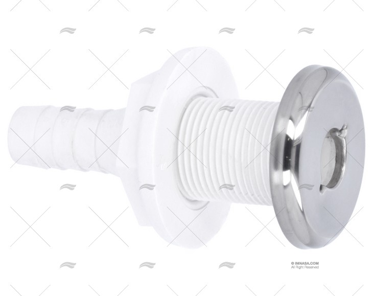 PASSASCAFO CON COPERCHIO INOX 5/8"