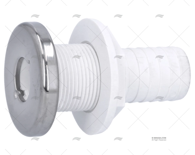 PASSACASCO COM TAMPA INOX 1 1/8''