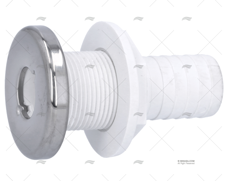 PASSASCAFO CON COPERCHIO INOX 1 1/8''