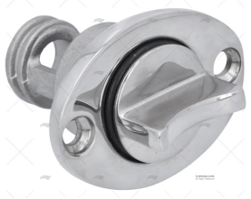 TAPPO OVALE INOX  51x38mm