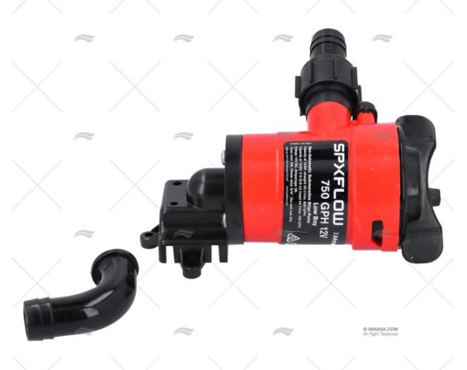 BOMBA DE PORÃO 12V  3000L/H SPX LOW B JOHNSON - SPX