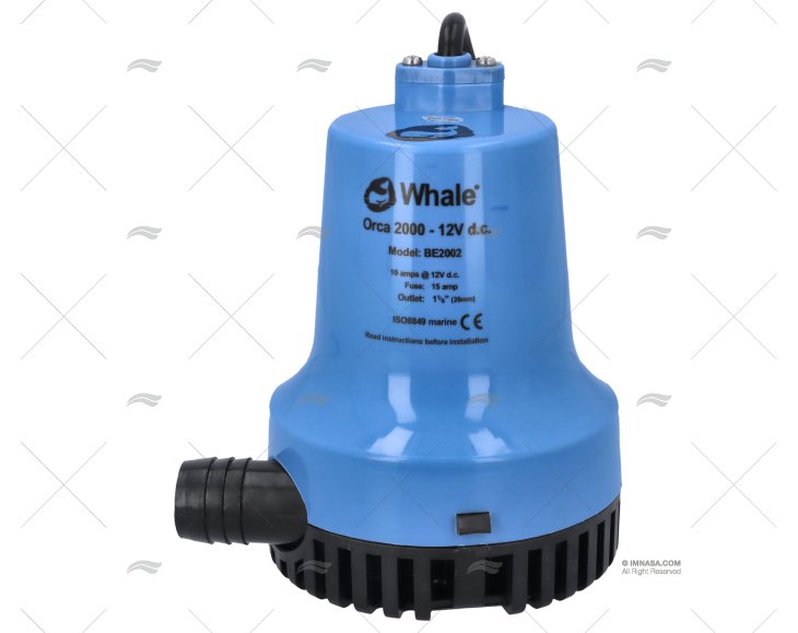 POMPA DI SENTINA 12V  7560L/H WHA ORCA WHALE