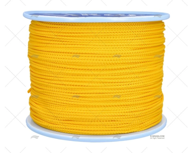 CORDAGE LIROS NAUTIC 04mm JAUNE / 500m