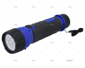 7 LED RUBBER TORCH WEATHERPROOF