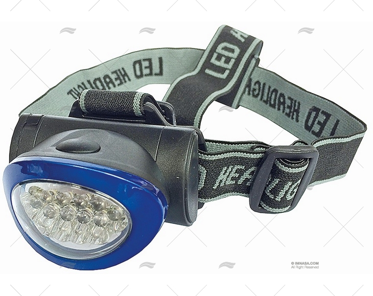 LANTERNA FRONTAL 10 LED BRANCA