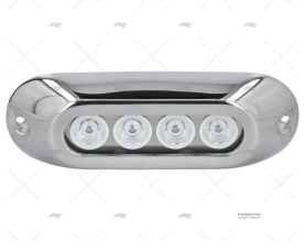 LUZ SUBMERSÍVEL BRANCA 12-28V INOX 4L