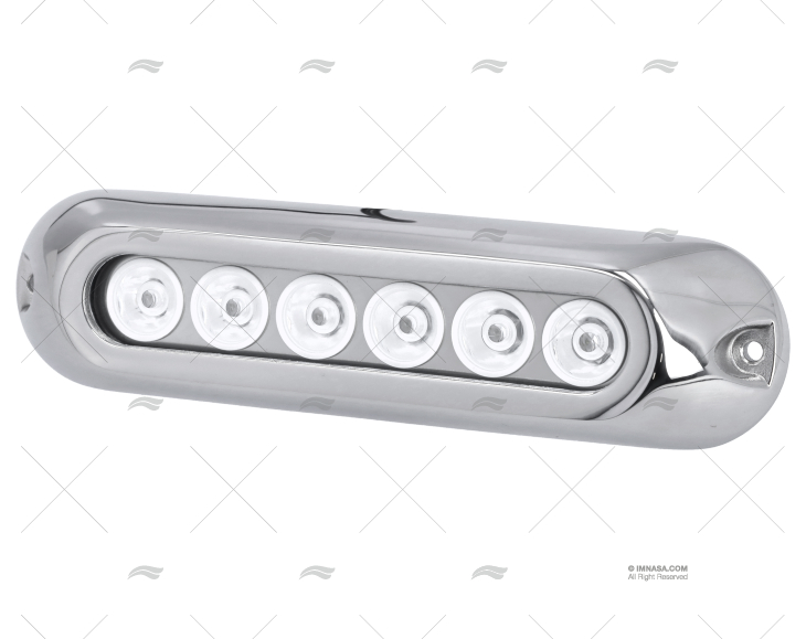 LUZ SUBMERSÍVEL BRANCA 12-28V INOX 6L