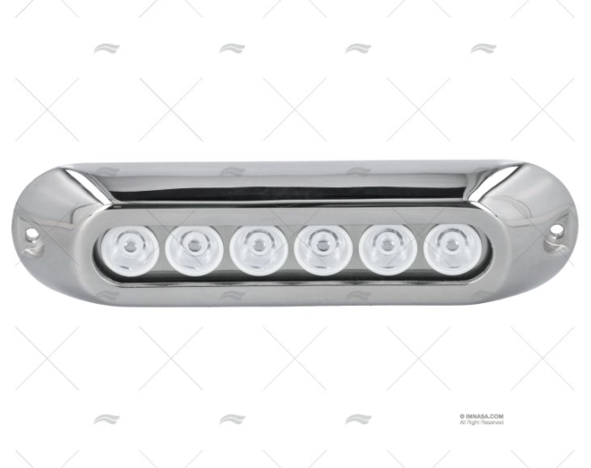 LUCE SUBACQUEA BLU   12-28V INOX 6L