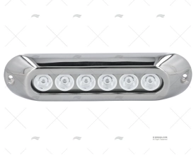 LUZ SUBMERSÍVEL AZUL   12-28V INOX 6L