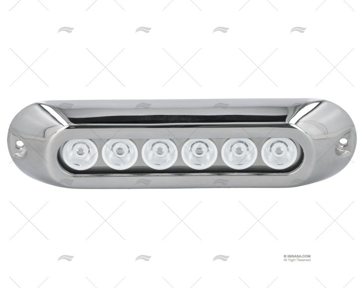 LUCE SUBACQUEA BLU   12-28V INOX 6L