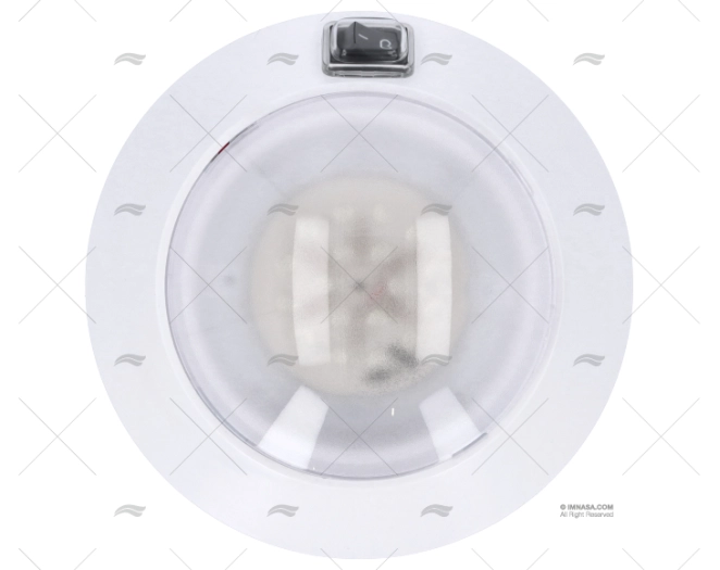 LUZ CABINE BRANCA COM INTERRUPTOR D.146