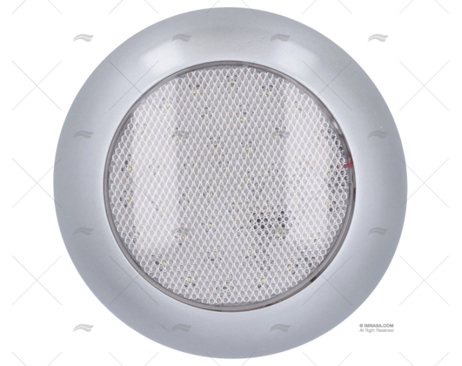 FEU INTERIEUR LED 12/24v CHROME 144 MM.