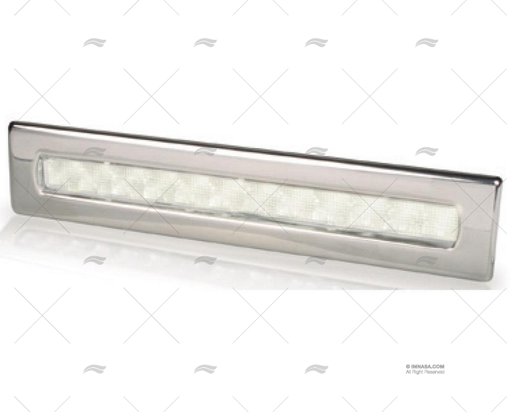 LUZ WAIHEKE 12V LED BRANCA INOX 316 HELLA MARINE