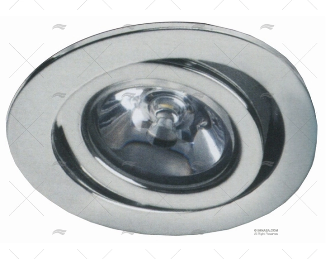 LUZ EXTERIOR ORIENTABLE CROMADA FORESTI SUARDI