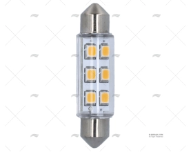LAMPADINA FESTOON 12V  0,5W LED 30-40mA