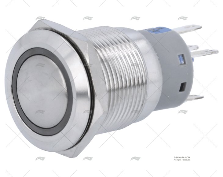 INTERRUTTORE ON-OFF 24V CON LED BLU BEP