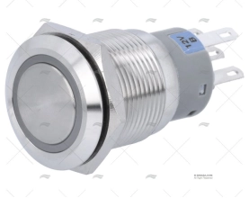 INTERRUTTORE MOMENTANEO 12V CON LED BLU BEP
