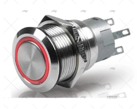BUZZER 12V WITH RED LED BEP