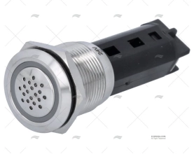 SINALIZADOR 24V COM LED VERMELHO E ALARME SONORO BEP